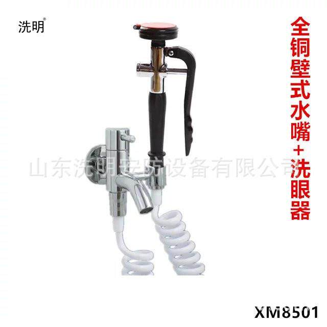 洗明验厂洗眼器 单冷水嘴式洗眼器 全铜单冷台式水嘴+单口洗眼器