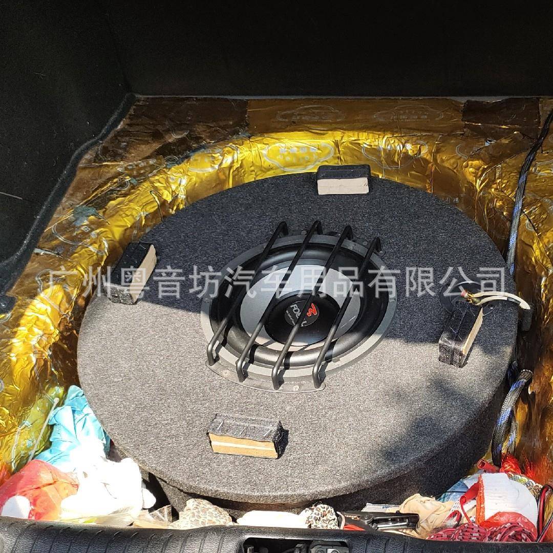 备胎位换装低音炮汽车专用低音炮空箱8寸10寸12寸喇叭备胎炮箱体