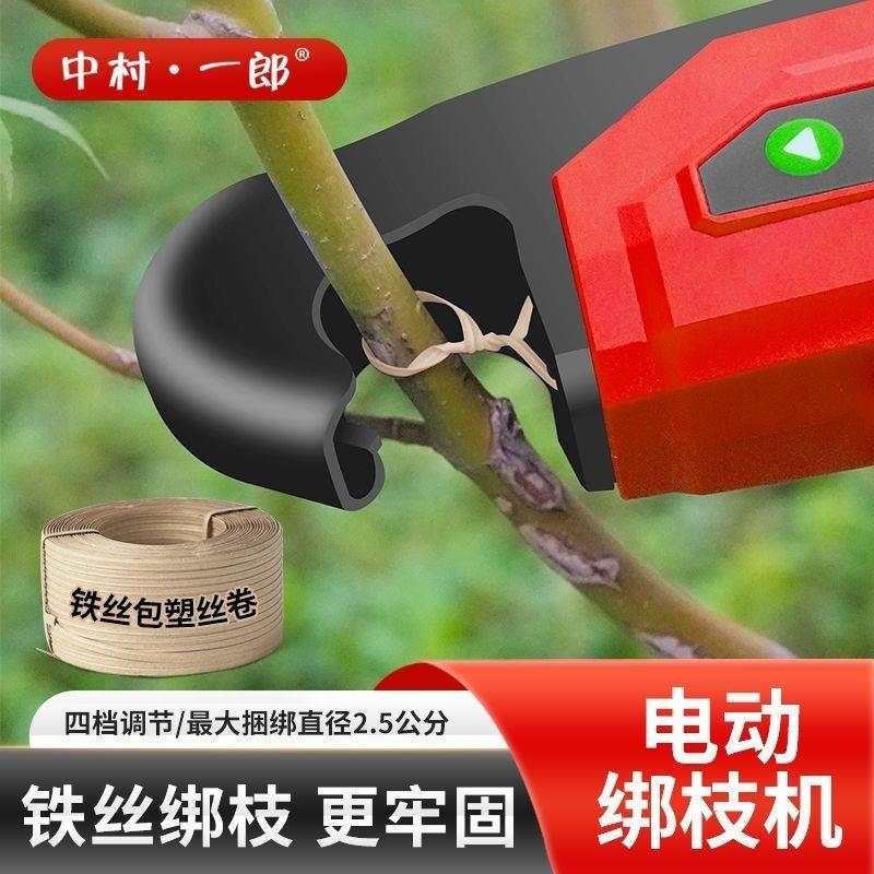 中村一郎绑枝机果树葡萄