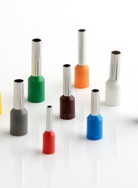 E6012欧式管型预绝TDV缘端压端子插针形针管头冷状接线端子VE6012