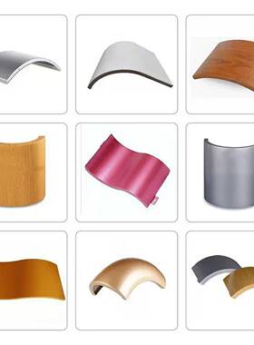 制型弧形异形铝单板MHQ造外墙铝板装饰弧形异形定室浪内波扭曲铝