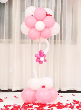 立柱支架气球门开HOQ庆典礼婚庆拱布置场地业拱门气球可折叠可拆