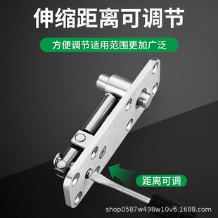 重型合不锈钢G003门轴门天地转轴柜门暗木6藏上下页定位隐形铰链3