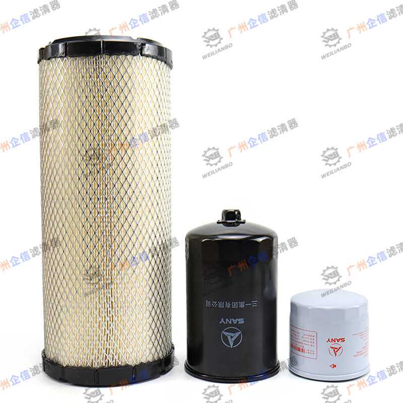 挖掘机三一75-8-9-10五十铃4LE2机油柴油空气滤芯液压油