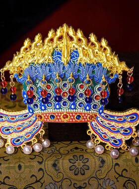 孝端后凤皇冠金属冰旅箱GVO贴装AR高颜值游纪念品国风饰收藏品送