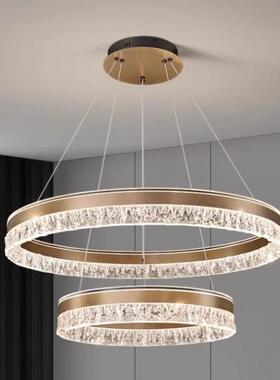 2024年新款轻奢客厅高lof级t公寓现简约灯餐74327厅大气铝材主代