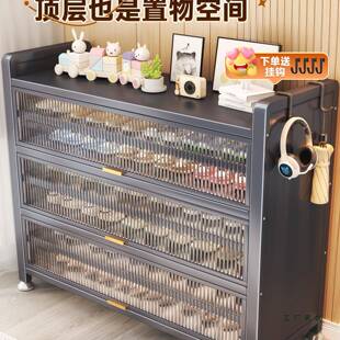 钢制鞋户口柜收内纳柜防尘985鞋架子家用门楼梯入室新爆款多层收