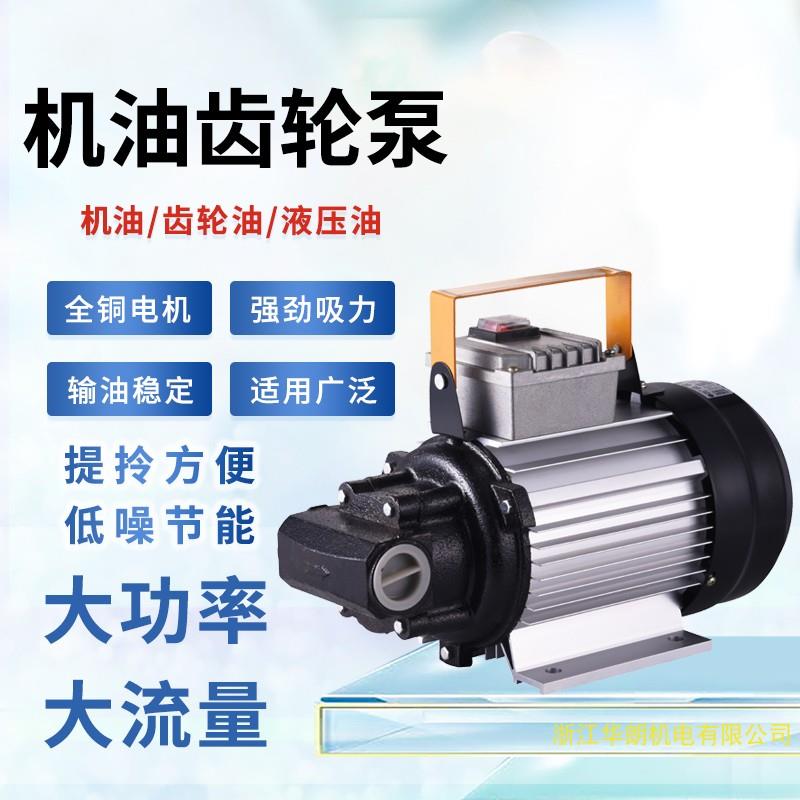 家用新款铸铝大功率加油泵自吸电泵交流柴油液压机油齿轮油泵铜线