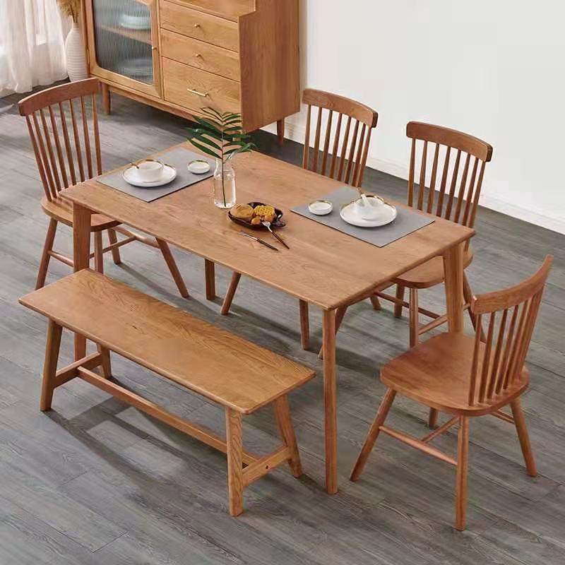 原木樱桃木餐桌现代简约橡木韩式餐厅咖啡厅家用长方形休闲圆腿桌,电子元器件市场,其它元器件,淘宝优惠券,粉丝福利购,淘宝优惠卷