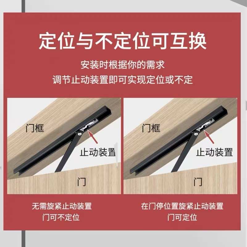 酒店门暗藏闭门器液压缓冲自动关门器家装五金门配件隐藏式闭门器图片