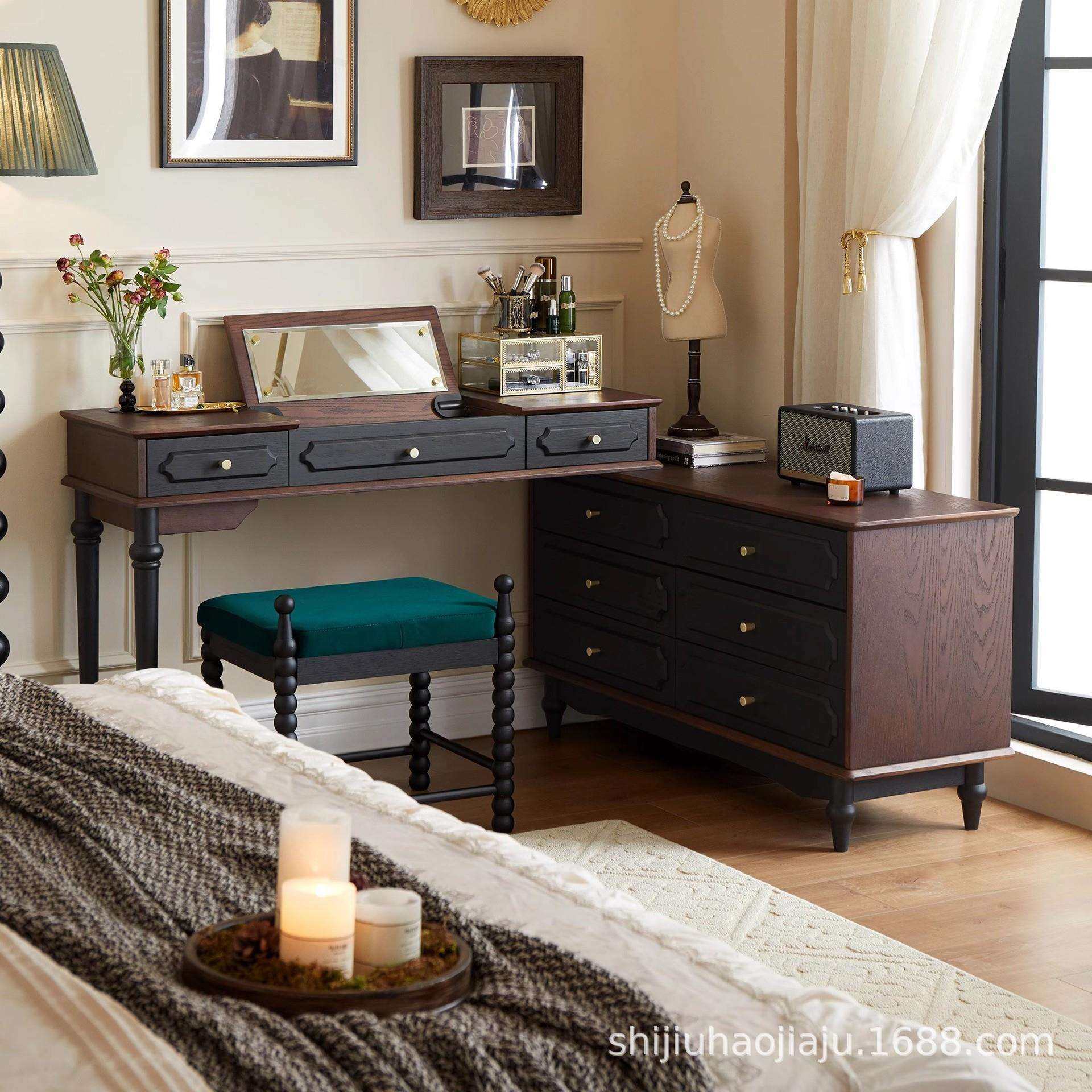 法式复古实木梳妆桌柜子一体卧室斗柜收纳柜储物柜客厅边柜置物柜,玩具/童车/益智/积木/模型,毛绒/玩偶/公仔/布艺类玩具,淘宝优惠券,粉丝福利购,淘宝优惠卷