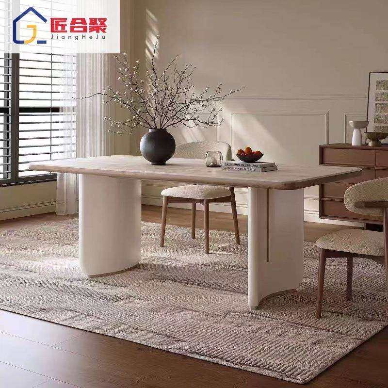 法式岩板餐桌家用桌椅组合小户型简约长方形实木中古洞石岩板餐桌,玩具/童车/益智/积木/模型,毛绒/玩偶/公仔/布艺类玩具,淘宝优惠券,粉丝福利购,淘宝优惠卷