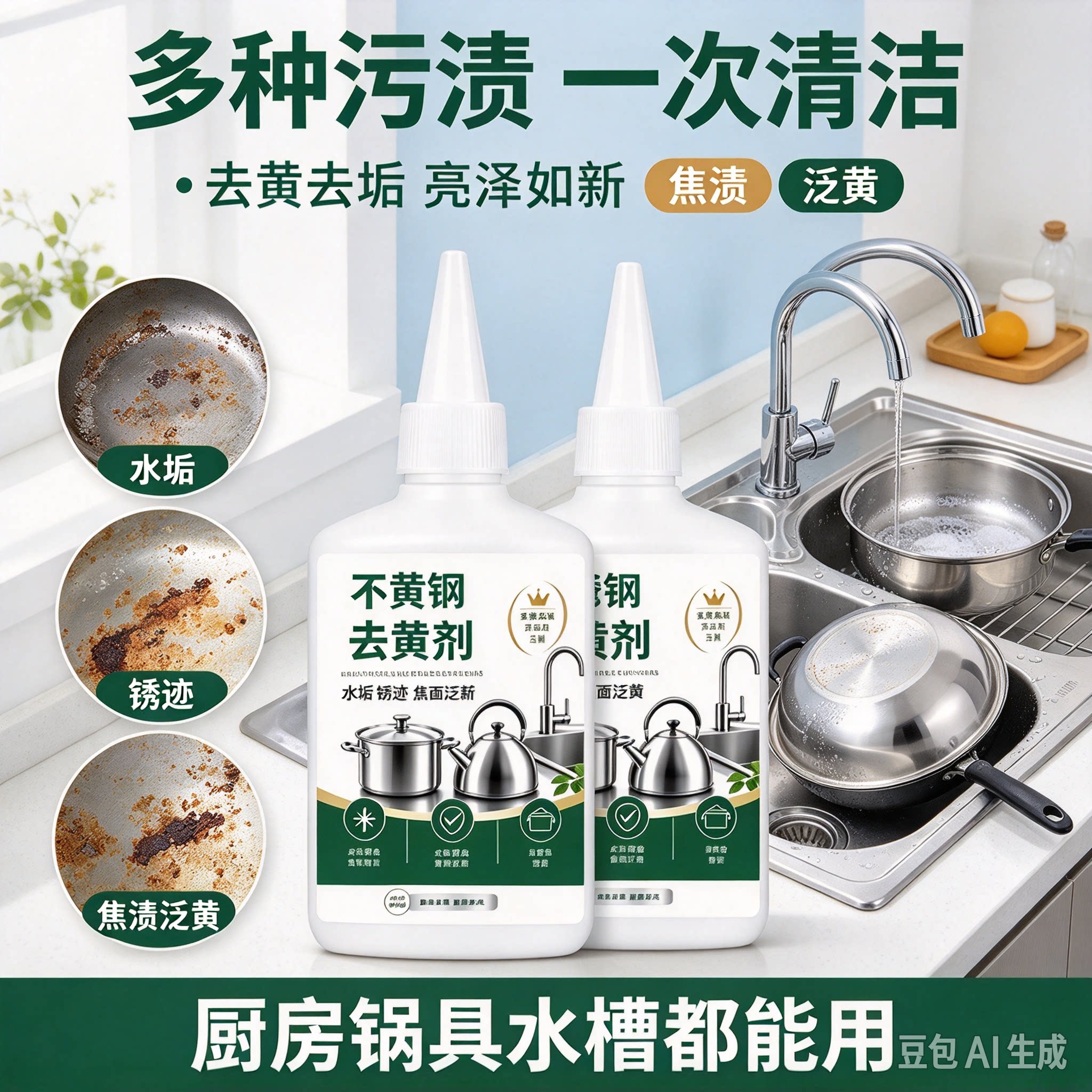 【下单立减50】不锈钢去黄剂专研不锈钢表面烧黄氧化变轻松去黄XZ