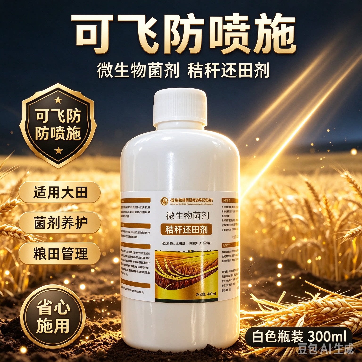 丰秸秆物还田剂玉米小麦水稻秸秆快速分解疏松土壤营养液XZ