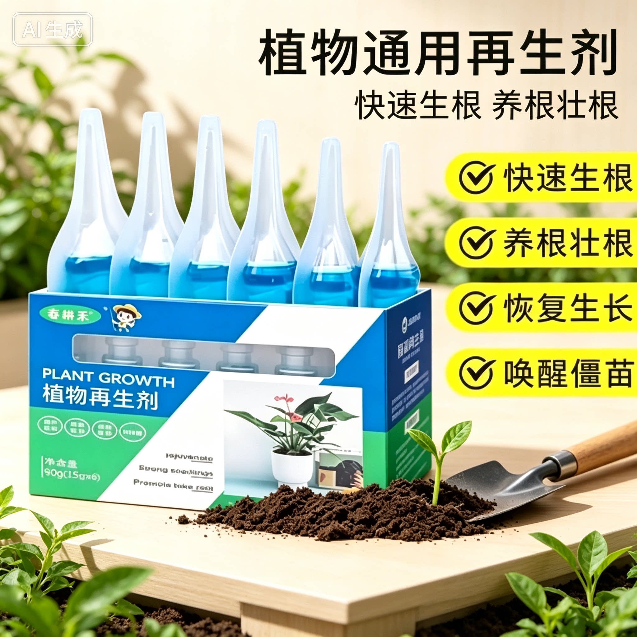 植物再生剂通用型浓缩水溶肥绿植花卉盆栽家庭园艺肥料掺混肥JH