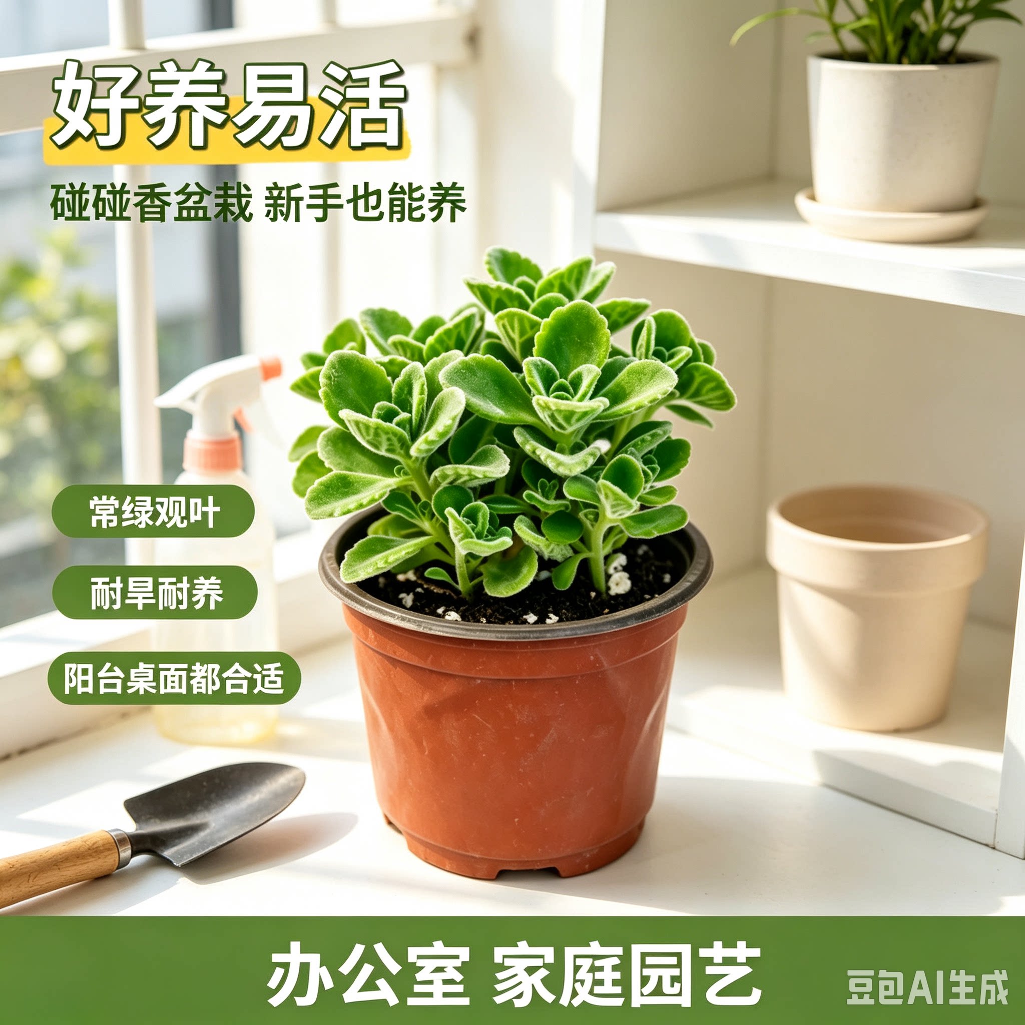 【下单立减50】碰碰香盆栽绿植客厅阳台办公室桌面好养花卉植XZ