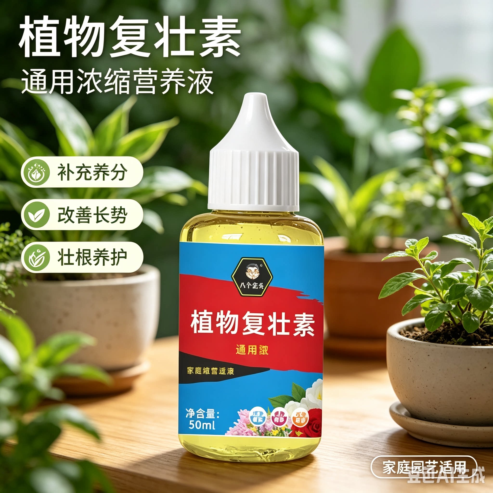 【下单立减50】植物活力素壮根生根壮苗促芽多肉绿植盆栽浓缩型WJ