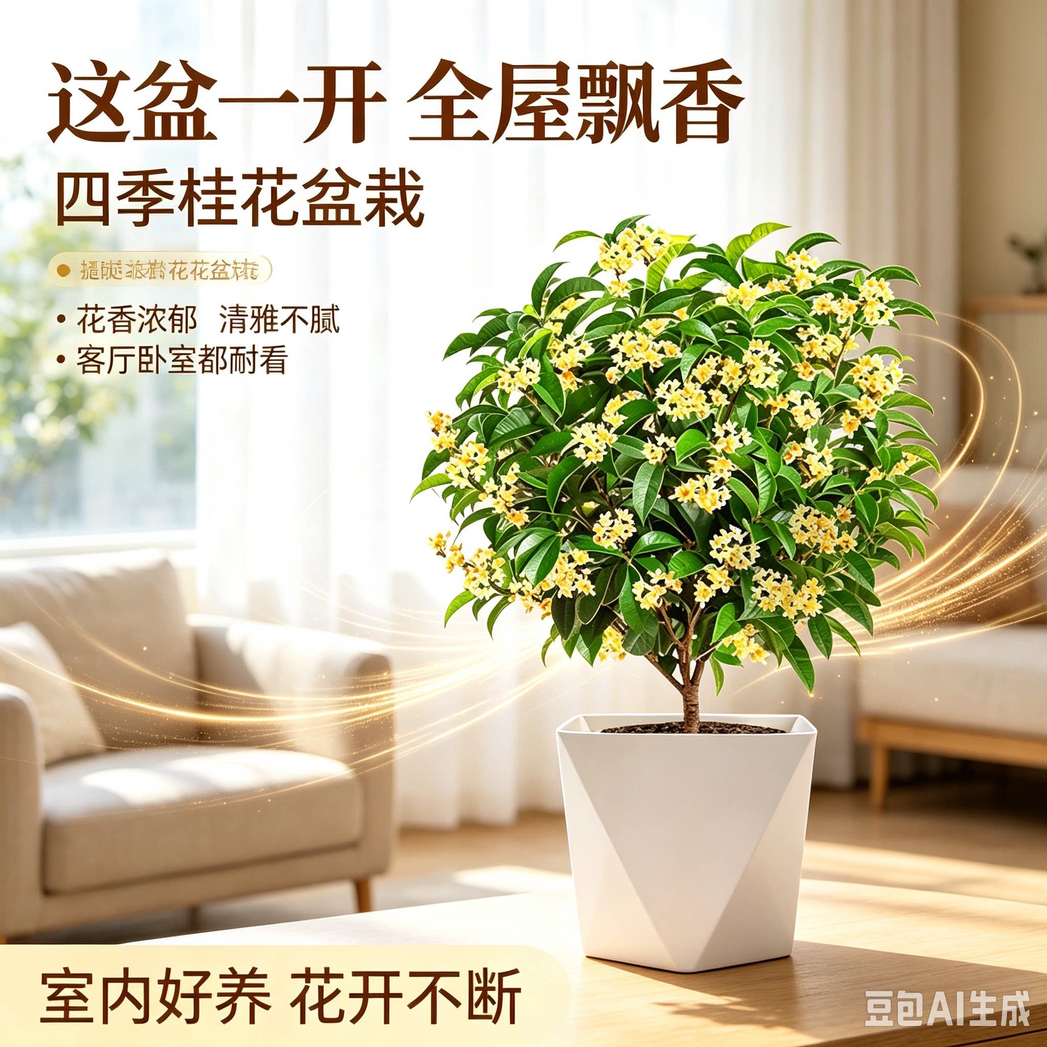 【下单立减50】桂花盆栽四季桂树苗浓香型室内庭院XZ②