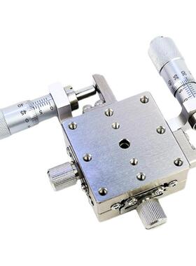 米思米XYSSG60款微调滑台XY轴薄型手动位移不锈钢款工作台微调架