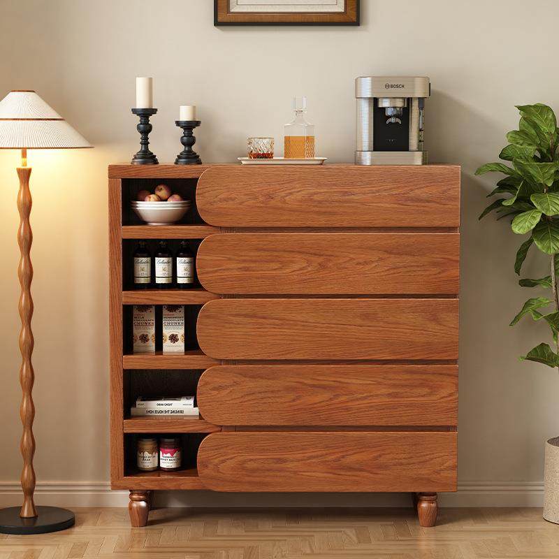 中古实木五斗柜储物中古风客厅边柜实木柜脚收纳柜抽屉式家用斗柜,电子元器件市场,其它元器件,淘宝优惠券,粉丝福利购,淘宝优惠卷