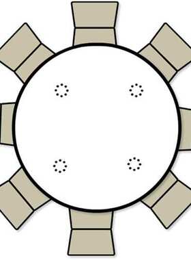 可折叠桌子圆桌会客桌餐桌休闲茶几Folding tables60RADJ盟
