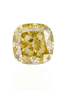 梧州现货 肥方黄色莫桑石0.9克-5克拉裸石闪耀戒面鹅黄色配石