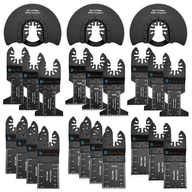 23pc混合万用宝锯片套装万用宝摆动锯片工具附件