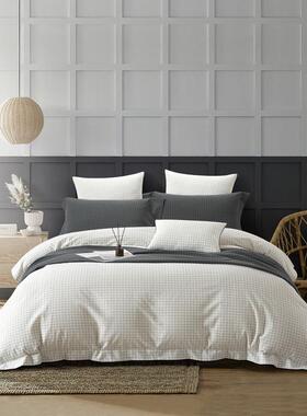 全棉色织四件套提取码：7cai加大220*240经典