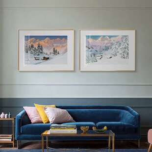 雪兆丰年 现代轻奢客厅装饰画简约风景餐厅沙发背景卧室酒店挂画