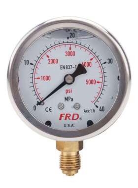 高压清洗机压力表 带 G1/4