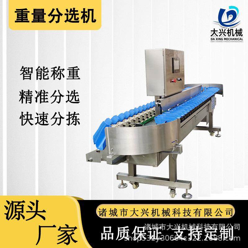重量分选机鱼虾海参鲍鱼大小分拣机柑橘橙子苹果称重多级选果机