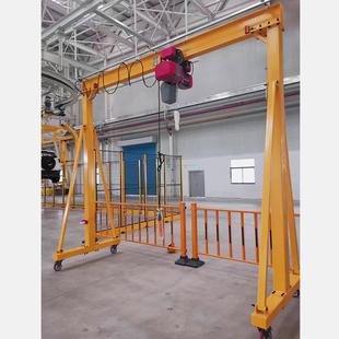 FT5厂家供应简易移动手推移动龙门架1T起重升降手推龙门吊