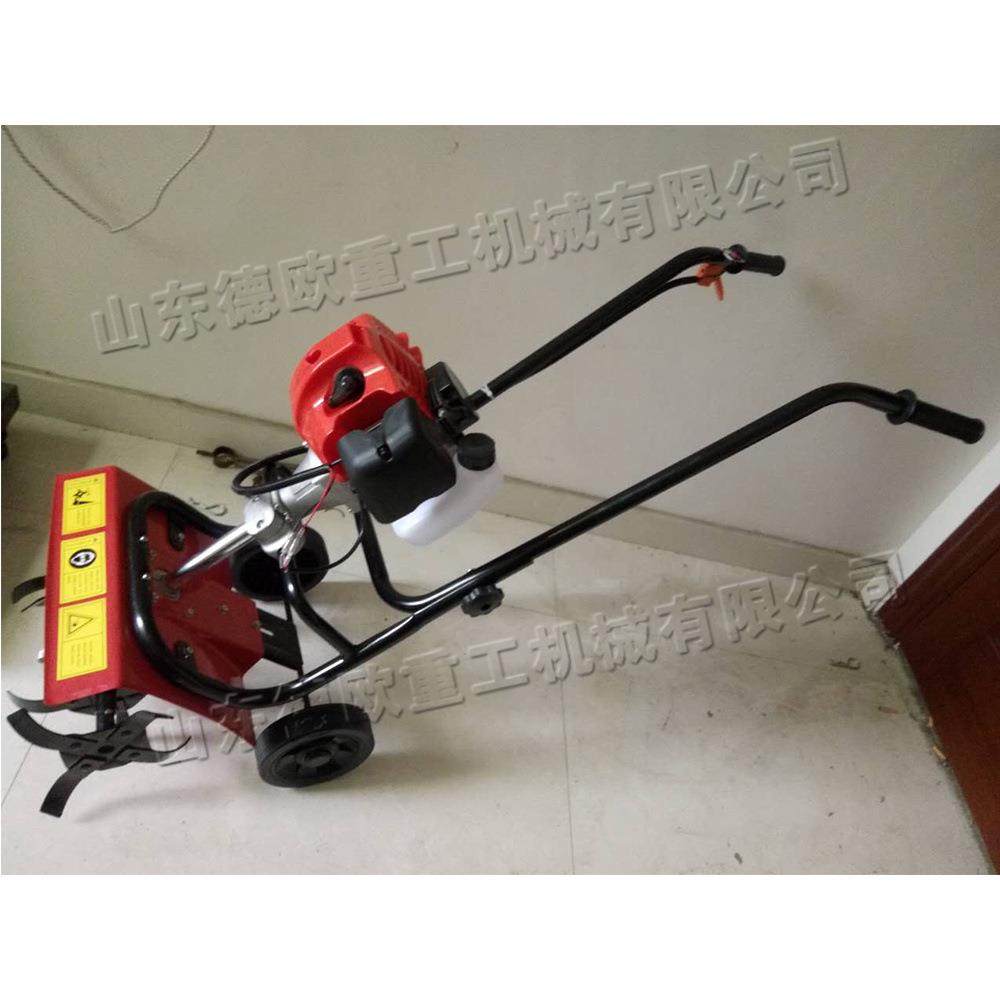 小型便携式土壤微耕机 田园管理松土翻土机 农用汽油犁地旋耕机