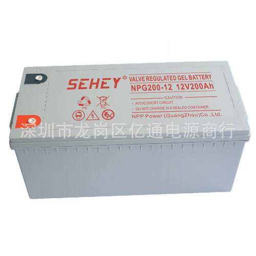 SENEY西力蓄电池SH200-12 12V200AH太阳能/风能铅酸电池批发报价