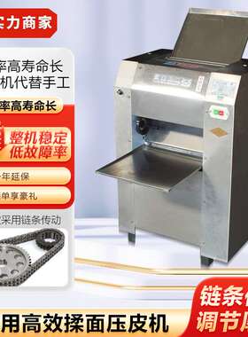 山东银鹰压面机YP350 YMZD500揉面压皮机不锈钢 商用全自动揉面机