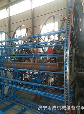 井注桩钢筋笼滚焊机山东数控钢筋笼灌滚焊机观XVT察滚焊图机片