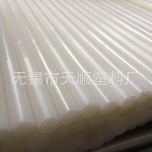超高分子VDmFm棒塑料聚乙烯棒φ10P110mm白UJI色聚偏氟乙烯棒材