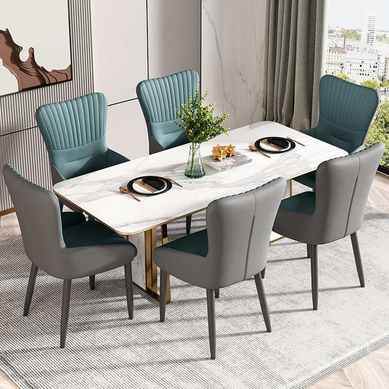 餐椅家用餐桌凳子靠背网红轻奢现代简约阳台北欧休闲餐厅吃饭椅子