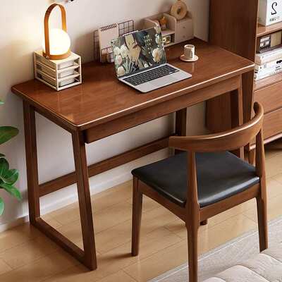 实木书桌宽窄桌子小户型学生家用学习桌卧室简易电脑桌办公桌