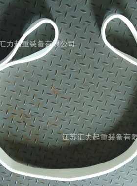 耐酸耐碱吊带2t4m 吊装带2t5m 双扣白色吊装带 聚丙烯吊带