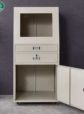 厂家 工业电脑PC机柜 多功能工控机可移动操作车间PC电脑机柜