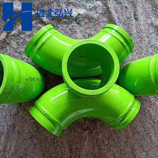 混凝土输送泵车臂架弯头 DN125R275*90°五万方耐磨弯头 天泵配件