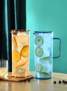 PC耐高温凉水壶家用大容量防爆防摔加厚材质冷水壶果汁壶扎壶