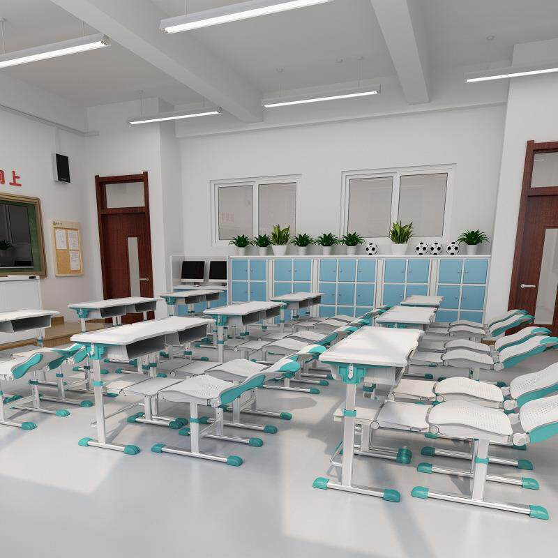 中小学生可躺平午休课桌椅学校用午休课桌可躺折叠午休椅多功能