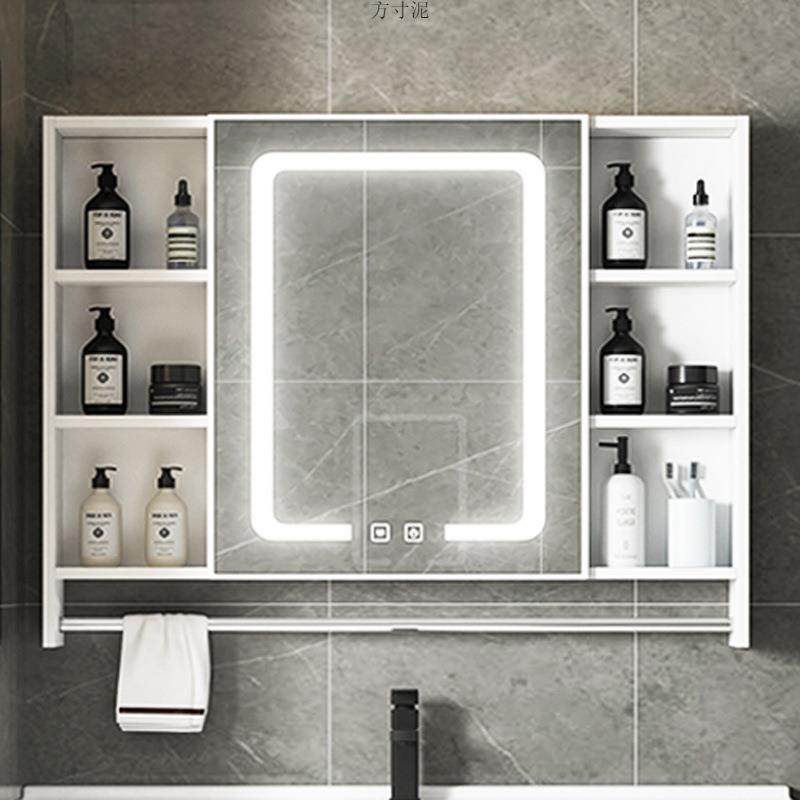 太空铝浴室镜柜小户型卫生间储物镜子挂墙式化妆镜单独收纳盒镜箱,3C数码配件,USB灯,淘宝优惠券,粉丝福利购,淘宝优惠卷