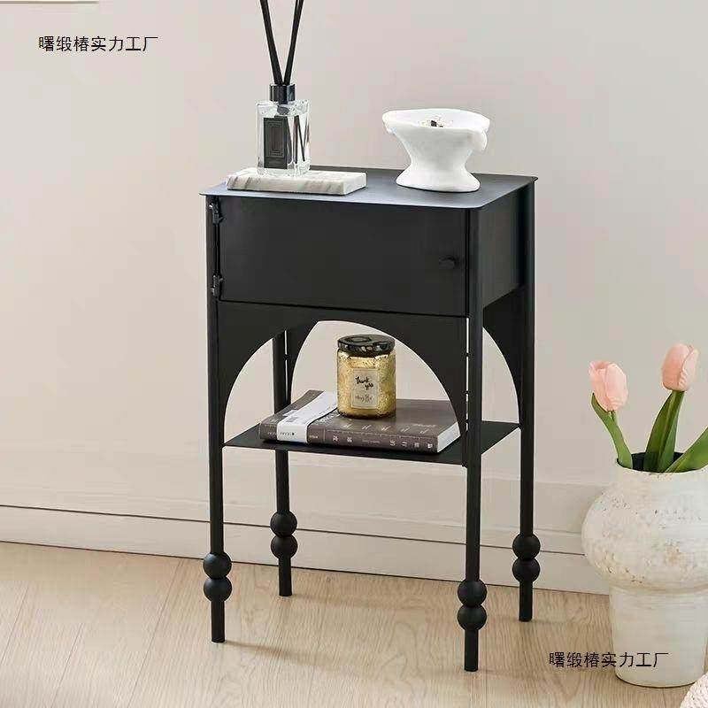 小户型黑色咖啡桌窄轻奢沙发设计个性卧室床头柜复古边柜bjs实木,3C数码配件,USB灯,淘宝优惠券,粉丝福利购,淘宝优惠卷