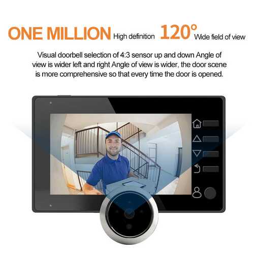 New Arrival Home Video Peephole Viewer 4.3