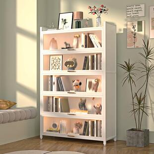 上翻门碗柜子厨房收纳柜多功能多层储物柜家电微波炉置物架子加厚