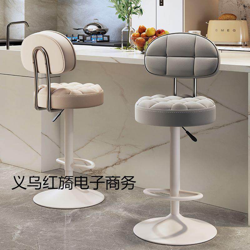 简约美式吧台椅高脚凳高椅子靠背酒吧椅收银前台转椅家用升降椅子,电子元器件市场,其它元器件,淘宝优惠券,粉丝福利购,淘宝优惠卷