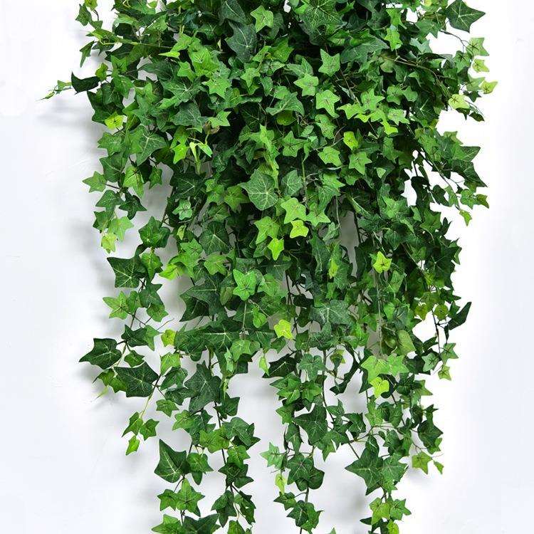爬山虎墙壁挂装饰植物假花藤条藤蔓绿植塑料吊兰吊篮垂吊室内